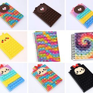 Fidget Notebooks Bubble Pop Toy Popper Note Book